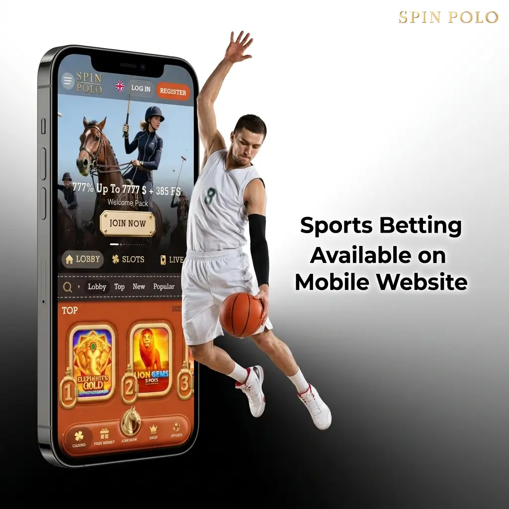 Spinpolo mobile website sports betting markets including AFL, cricket, NRL, soccer, tennis, racing and esports for Australian players